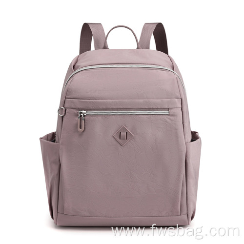 2022 New Style Solid Color Ladies Fashion Casual Backpacks Waterproof Boys Bags 15 Inch Outdoor College Student Laptop Backpack